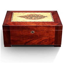 XZJJZ Desktop Legno di Cedro Fodera Cigar Box di stoccaggio - Cabinet Grande capacità a Due Strati Idratante Box Alcol può ospitare Idratante Cigar Box