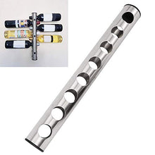 HERCHR Portabottiglie Vino Porta Vino da Parete Porta Vini Portabottiglie in Acciaio Inox Porta Vino Portabottiglie Acqua Vino da Parete Porta Bottiglie di Vino da Parete