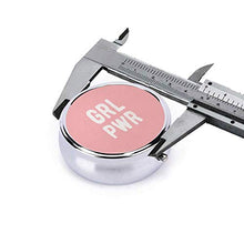 GRL Pwr Pink IEM Contenitore per pillole Rotondo 3 Vani in Metallo Medicina Caso Vitamina Organizzatore Titolare Scatola Decorativa per Viaggi All'aperto