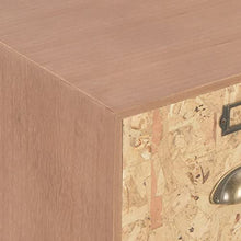 vidaXL Credenza con 5 Cassetti Decorativa in MDF Elegante Robusta Moderna Armadietto Cassettiera in MDF Marrone 60x30x78 cm