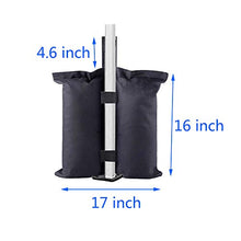 TESSLOVE - Sacchi di sabbia per gambe, per tenda pop-up, ombrello da patio, mobili da esterno (solo borse, sabbia esclusa), Cruz V2 Fresh Foam, 6pcs