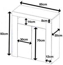 Asciugatrice, elevato lucido e opaco 2 porta armadietto per uso domestico LED LED LED,White