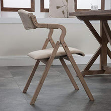 Chair QL sedie richiudibili Sedia Da Pranzo Retrò In Legno Massello Pieghevole, Poltrona Rimovibile E Lavabile Con Schienale E Braccioli, Sedia Da Scrivania Con Sgabello Imbottito, Sedile Per Il Tempo