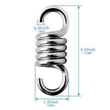 Amaca Swing Hanging Chair Ganci Hardware Molle Kit per Patio Portico Yoga Swing Heavy Duty Decorazione 800 libbre…