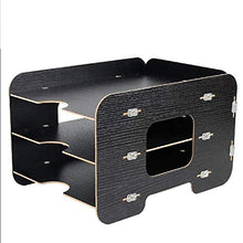 Schedario Classificatore Verticale Cartella del Desktop, Portariviste in Legno Scaffale per Cancelleria A più Piani, Forniture per Ufficio O Articoli per La Casa (Size : #21)