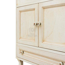 Shop Chic Arredo bagno base e lavabo 75cm in finitura avorio decapè