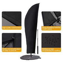 PTN Copertura per Ombrellone Impermeabile, Fodera Protettiva Ombrellone, Resistente agli Strappi Impermeabile Anti-UV, Copertura per Ombrellone da Spiaggia Esterna Traspirante（205 * 40 * 60/50cm）