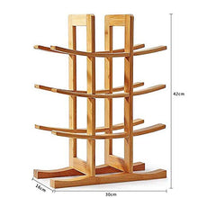 Portabottiglie per Vino da Tavolo in Legno, Portabottiglie per Vino in bambù da 12 Bottiglie, Moderna Decorazione Creativa Semplice per Portabottiglie, Portabottiglie da Appoggio Indipendente