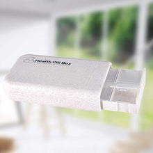 DOITOOL Contenitore per pillole da viaggio, 1 cassetto automatico, 1 settimana, portatile, mini 6 griglie, scatola per medicina, organizer
