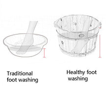 ERHANG Saune Bacino di Pedicure, Cedro Pediluvio Barilotto Piccolo Adulto Piedi Termostato Termostato Isolamento Domestico Pediluvio,B