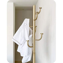 JIAO PAI creatività Coat Rack, semplicità Multifunzione Bagagli Tavolino Ingresso Pacchetto Key Water Abbigliamento Coppa Rack Soggiorno Ufficio (Color : Black, Size : 175 * 40CM)