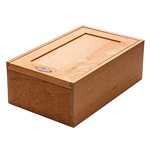 Cigar Humidors - Scatola di alcol for scatola di sigari in legno di cedro pieno Scatola di Humidor originale con armadietto for sigari Dimensioni: 210x340x120mm Cedro spagnolo contenitore di immagazzi