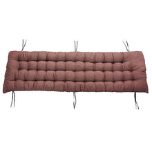 Cuscino Imbottito per Sdraio,Cuscino di Ricambio per Sedia,Cuscino per Sdraio Lettino Universale Cuscino Imbottito per Sedia a Sdraio Relax con Cappuccio Antiscivolo 170x53x7cm (Marrone)