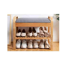 LXESWM Pouf Panca Ottomana Bamboo Scarpa Scarpiera Bench Poggiapiedi Bagagli Sgabello Scarpe Rack Divano Panchina for Corridoio Soggiorno E Camera (Size : 60cm)