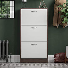 Vida Designs ‎ B01MCSS6A1.FR.VC Armadio, Legno, Noce e Bianco, H 118 x W 60 x D 24