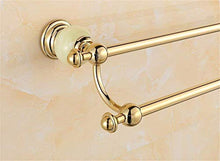 PYROJEWEL A Parete Rail Bagno cremagliera Bagno cremagliera Rack Appendiabiti Jade Rack d'oro in Acciaio Inossidabile Placcato Oro Rack Bar Marmo Hardware Pendant 60 * 25cm mensola da Bagno