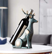 SUNTAOWAN Decorazioni Arte Artigianato Elk Ornamenti Vino Rack Vino da tavola di Raffreddamento di Vino portabicchieri casa Ristorante cremagliera