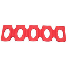 Bottiglia può Pad Mat Rack Holder collocato antiscivolo frigorifero impilabile tappeto organizzatore - rosso