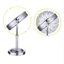 Yuzhijie 6 "LED desk top dressing specchio con lampada batteria USB plug-in doppio scopo specchio cosmetico ingrandimento specchio bagno specchio