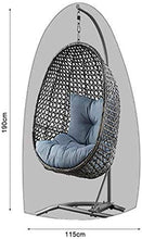 YCHK Copertura per Sedia a Dondolo, Impermeabile, Antipolvere, per Patio, Patio, Sedia a Dondolo D'uovo, Sedia Galleggiante (Grey)