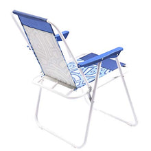 Pierre Cardin, Celeste, Linea Aruba, Spiaggina Pieghevole Aries, Mare giradino, 53x43x75