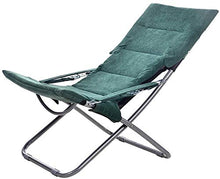 WUY Confortevole assunzione di peperiaria Lettino Lettino Pieghevole Lettino Regolabile al di Fuori dell'ufficio Scarsia Beach Lounger Sedia a Sdraio Extra Larga con Cuscini