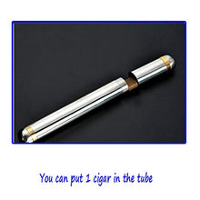 YYYUR Acciaio Inossidabile Cigar Tube, Portatile Domanda su Piccolo Sigaro Idratante di Sicurezza, 1 Sigaro, (Un Insieme di Tre)