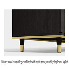 Comodini Camera Locker, Camera da Letto, Soggiorno Locker, Living Room Divano Fianco del Mobile (Color : Black)