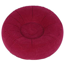 HERCHR Divano Gonfiabile, sedie gonfiabili per Chaise Longue da Interni ed Esterni(Rose Red)