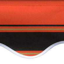 Lasamot Tende da Sole Copertura Protezione Solare Tenda da Balcone per Balcone, terrazzo, Giardino Tela Arancio e Marrone 600 x 300 cm
