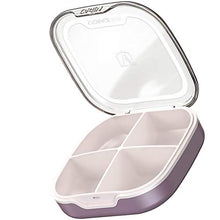 Supvox Portapillole da Viaggio Portapillole 4 Scomparti Portapillole Tascabile Portapillole Porta Vitamine Organizer per Borsa da Viaggio Tasca