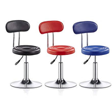 XHCP Sgabelli da Bar in Metallo con Schienale Regolabile Girevole in Pelle PU Bellezza Sgabello da Barbiere Ascensore Moderno Minimalista Design Moderno sgabelli da Bar per Computer da