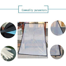 HQQ Copertura Impermeabile di plastica Impermeabile della Tela Cerata della trasparenza del baldacchino for Mantenere la Serra Calda della Copertura della pergola, Multi-Formato Facoltativo