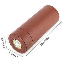 JINGZHUN Humidor per sigari, Cuoio di qualità Multifunzionale Portatile Cigar Humidor Cilindro Moda Cigar Humidor Cigar Box di stoccaggio