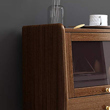 H-Comodini Camera Tavolino Laterale Comodino Noce Solido Nordic Bedside Governo di immagazzinaggio Camera Piccolo gabinetto Locker