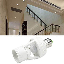Yiwa - Interruttore di Presa di Corrente E27 per Lampada a LED, sensore infrarossi, Movimento PIR