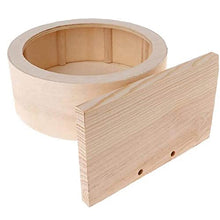 Pequeños Animales Ejercicio juguete para mascotas Rueda de madera silenciosa Spinner Silencio hámster Funcionamiento de madera Spinner Rueda juego juguete L
