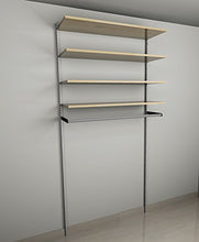 ARREDAMENTO NEGOZIO COMPONIBILE FUNZIONALE E ACCESSORI Cabina armadio guardaroba arredamento negozi appenderia mensole regolabili