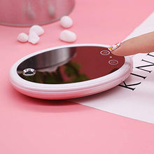 Kaper Go Nuova Luce di Riempimento A LED Spray Freddo Nano Spray Umidificazione Ricarica Tesoro Specchio Touch Specchio Specchio Bellezza Specchio Ricarica USB Rosa
