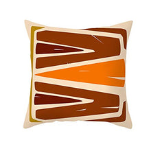 Federe Cuscini Divano 45X45,Fodere Per Cuscini Con Stampa A Strisce Geometriche Retrò, Fodera Per Cuscino Lombare Per Divano Da Soggiorno Per Ufficio Auto, Set Di Articoli Per La Decorazione Della Ca