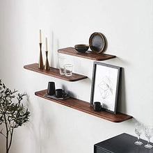 Semplicità Elegante Scaffale a Muro Scaffalature Sospese Scaffali in Legno Massello Semplice Libreria Scaffale Arrotondato Antiscivolo Soggiorno e Durevole Camera da Letto, 5 Dimensioni, HJJ, a,