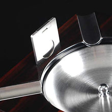 NIHAOA Accessori del Sigaro Piazza di Legno Solido Cigar Ashtray W/Acciaio Inossidabile
