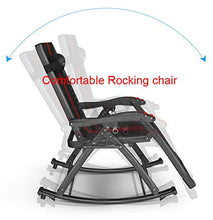 SHUAIIJUAN Sedia per il tempo libero domestico Rocking Chairs for adulti Sdraio reclinabile Sedie regolabile reclinabile Sedia pieghevole esterna del giardino sedia di svago for Patio, campeggio, spia