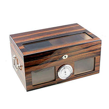 NIHAOA Accessori del Sigaro Corrosione Cigar Humidor con igrometro e umidificatore, Anteriore, Contiene 100Cigars Buon apporto di umidità