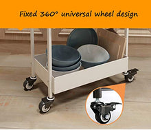 &ripiano di stoccaggio Mensole da cucina, da terra mobile rack di stoccaggio piccolo carrello verdure Sort Out multifunzione a 3 strati Scaffale Scaffale di finitura