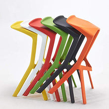 LWW Sgabelli, Bar sgabelli di plastica sedia cucina Tavolo e sedie Piano Protector modo di personalità,Giallo