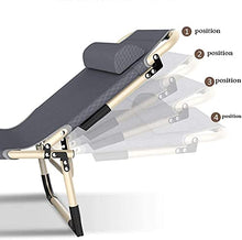 CDFC Bed Lounger all'aperto Letto Letto reclinabile Letto Rilassante in Tessuto di Stoffa Resistente agli Agenti atmosferici Zero Gravity Giardino Pieghevole Letto Solare Regolabile