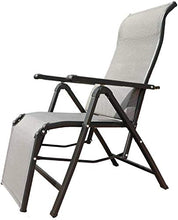 Zero Gravity Lounge Sedia Reclinabile Regolabile per Spiaggia da Esterno Piscina Piscina Pranzo Pranzo Sedia Lazy Sedia Camping Chair