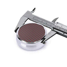 Fraser - Contenitore rotondo per pillole con 3 scomparti, in metallo, con motivo tartan, per medicinali e vitamine, per viaggi all'aperto