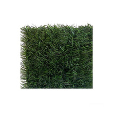 JET7GARDEN - Set di 12 rotoli di siepe artificiale, 1 x 3 m, colore: Verde Tiuya, 126 fili
